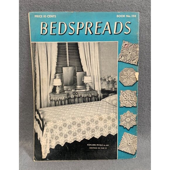 Vintage Bedspreads Pattern Book No. 158 - Picture 2 of 2